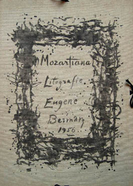 Eugene Berman - Mozartiana - 1956 portfolio of eight lithographs